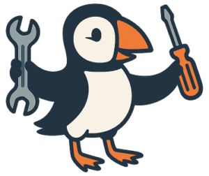 Puffin with Tools